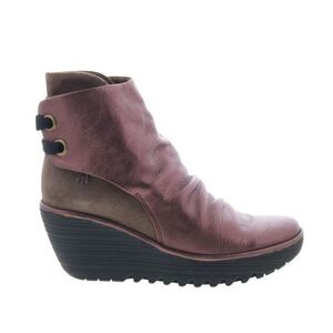 Fly London Womens Yama Burgundy Boots (NWT)